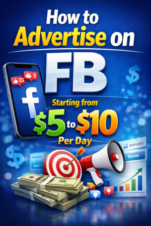 FB AD Secrets: How to Advertise Starting from $5 to $10 per day